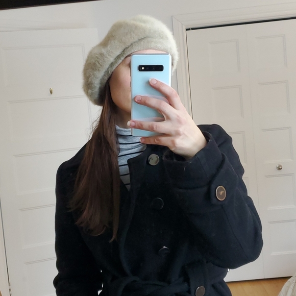 Vintage angora beret - Picture 4 of 5